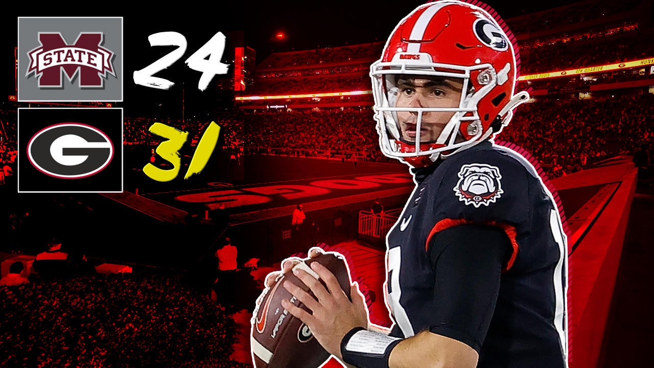 JT Daniels Carries Georgia Over Mississippi State, 31-24 (Late Kick Cut) Stream of NCAA Football - CBSSports.com