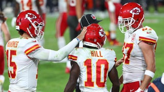 Tyreek Hill of the Kansas City Chiefs (10) during the first half