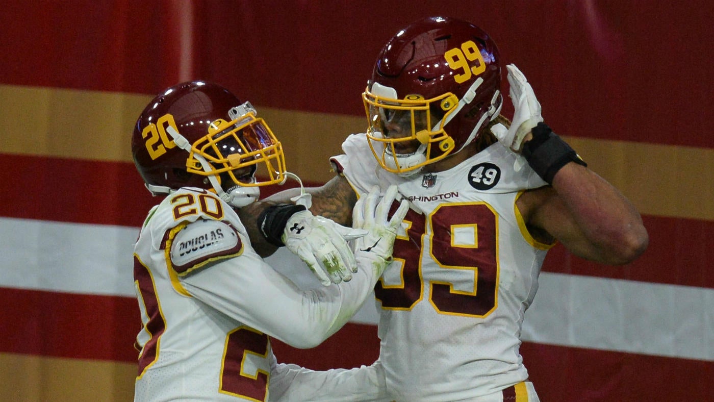 Washington Commanders score a touchdown before the half to tie it up 7-7  with the San Francisco 49ers - Hogs Haven