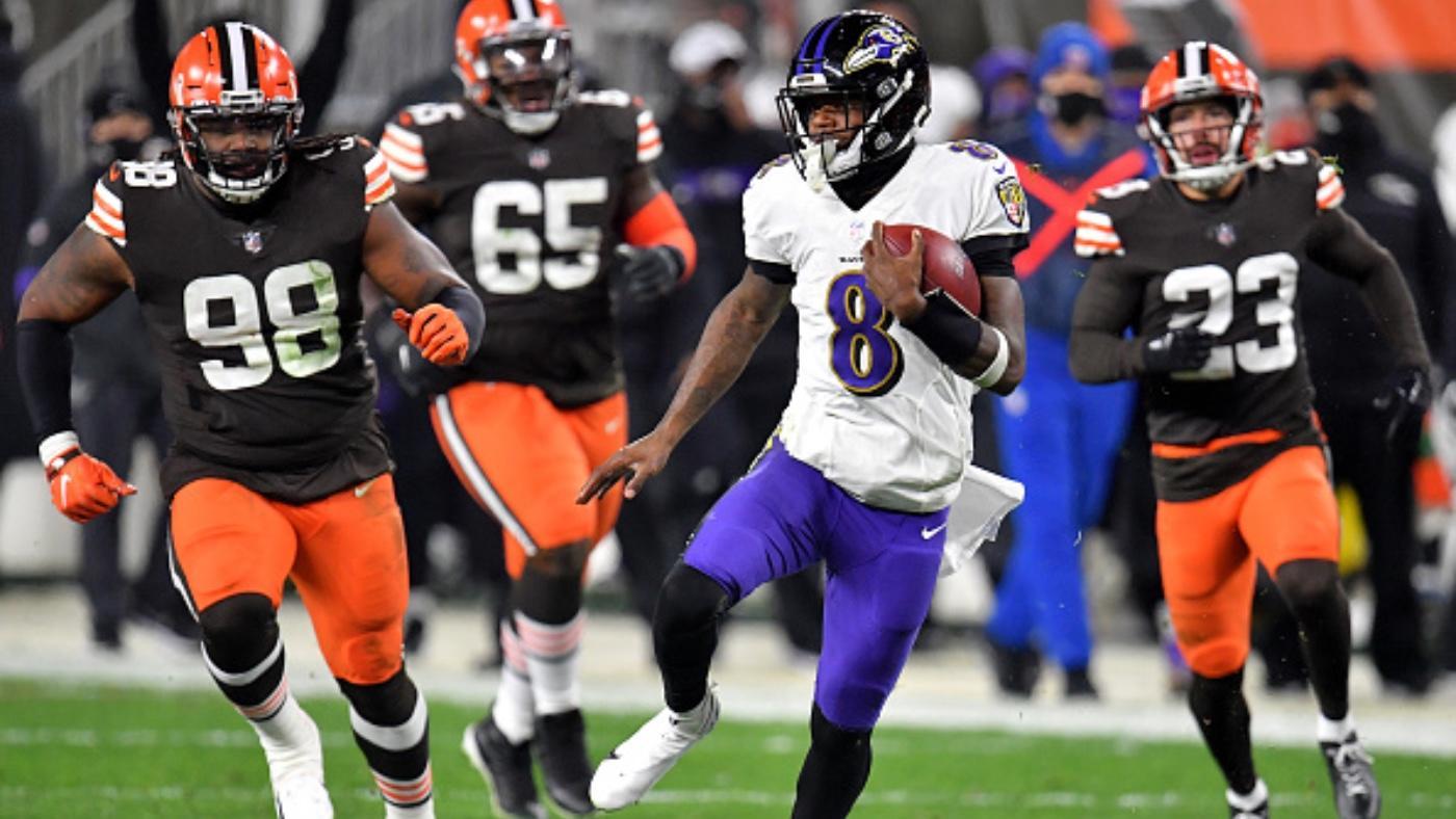 Browns vs. Ravens score: Lamar Jackson overcomes cramps to lead ...