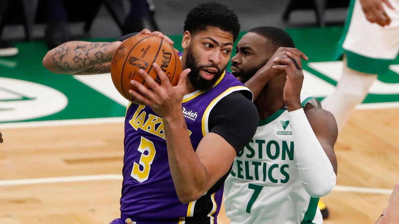 Lakers Vs Celtics Score Takeaways Lebron James Anthony Davis Lead Way As L A Holds Off Late Boston Charge Cbssports Com