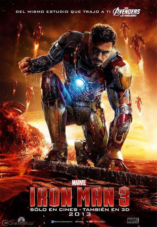 iron man 3 3d movie poster