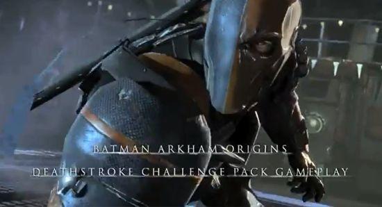 Batman: Arkham Origins Deathstroke Challenge Pack Trailer Released