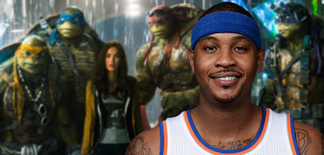 Carmelo Anthony will release a line of 'Teenage Mutant Ninja
