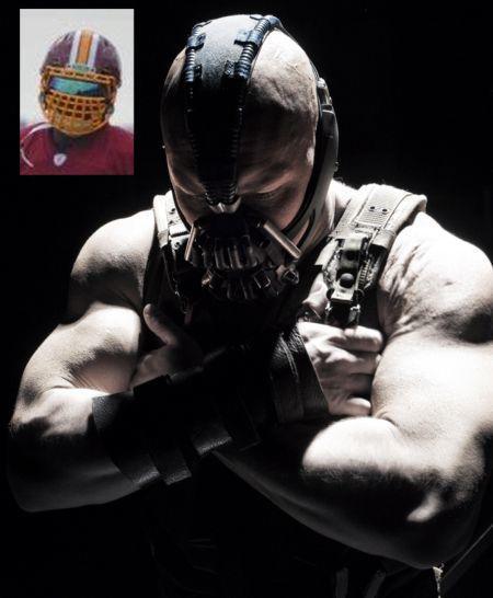 Grisling Maryanne Jones retort NFL Bans Bane Face Masks, Inspired By Batman Villain