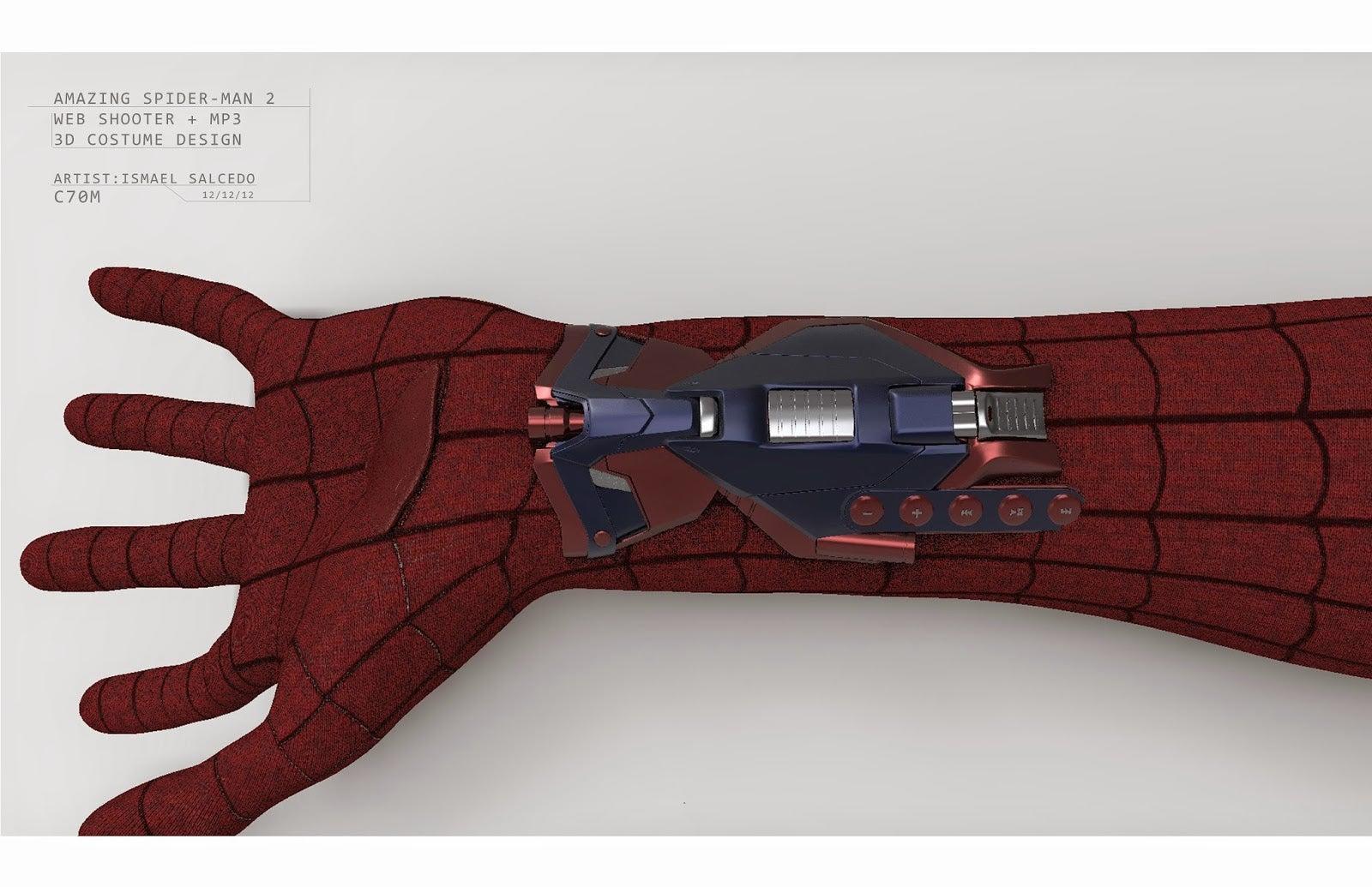 Amazing Spider-Man 2 Unused Web Shooters Revealed