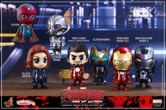 Avengers Age of Ultron Iron Man Mark XLIII Cosbaby Bobble-Head Figure New In Box 