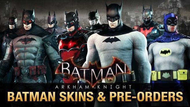 all batman skins arkham
