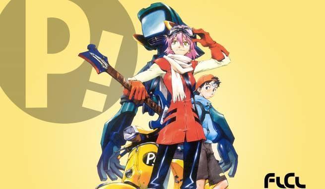 Amazon.com: FLCL Anime Fabric Wall Scroll Poster (32 x 21) Inches.[WP]-FLCL-2  (L): Posters & Prints