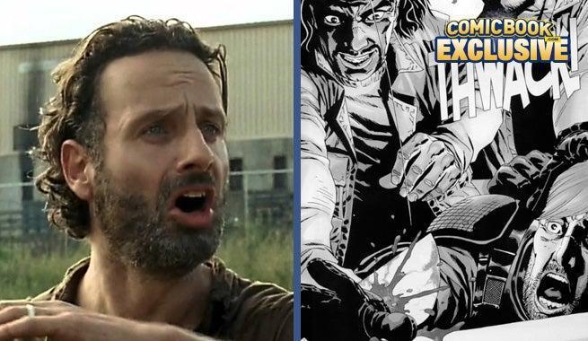 the walking dead rick loses his hand