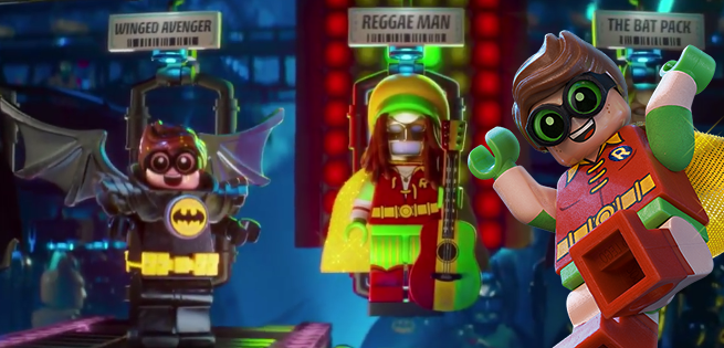 Robin Tries On Different Costumes in First LEGO Batman Clip