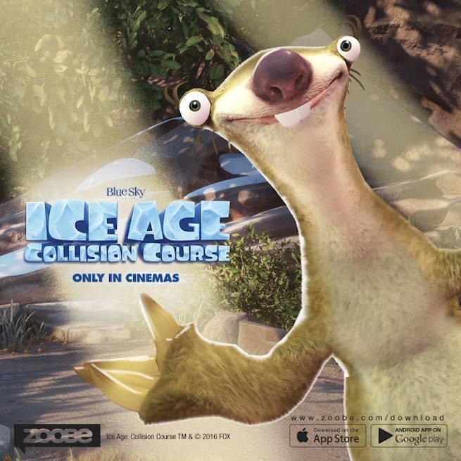 Fans Can Record Custom Ice Age: Collision Course Messages With Zoobe App
