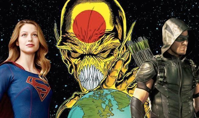 The Flash Arrow Supergirl And Legends Crossover First Look At The Dominators