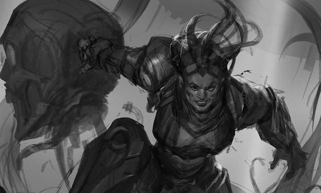 Take a look at the Battlecast Illaoi skin concepts - The Rift Herald
