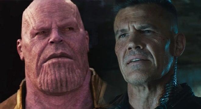 Josh Brolin as Thanos and Cable
