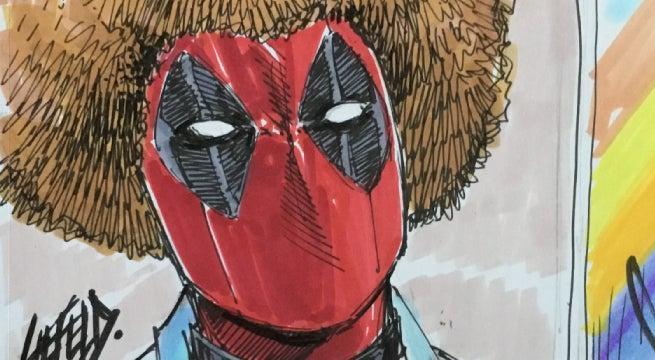 Deadpool Creator Draws The Merc With A Mouth As Bob Ross
