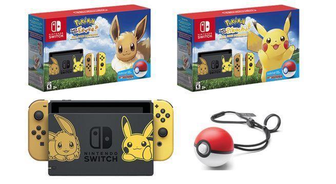Nintendo Switch Go' Pikachu and Eevee Bundles Are Back on