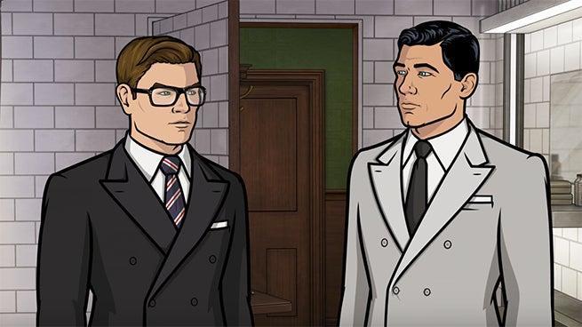 Archer Crosses Over Into Kingsman in Hilarious Animated Short