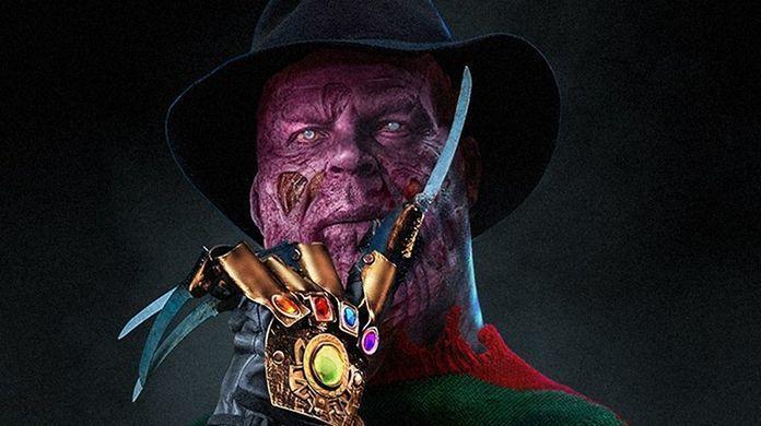 Thanos Becomes Freddy Krueger in Titan on Elm Street Fan Art