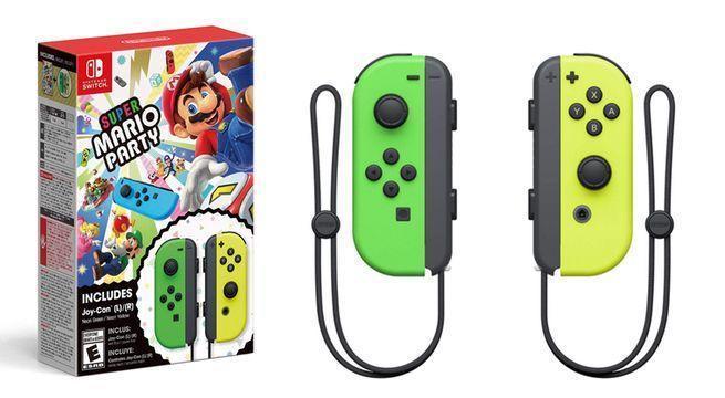 Party\' Nintendo Super Switch Are In Mario Joy-Con Bundles Stock