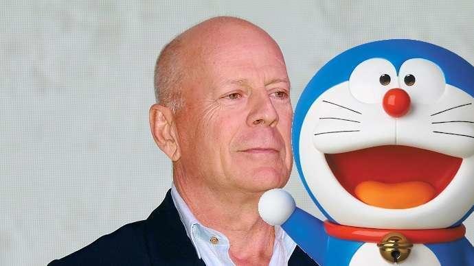 Bruce Willis Plays Doraemon in Strange New Commercial