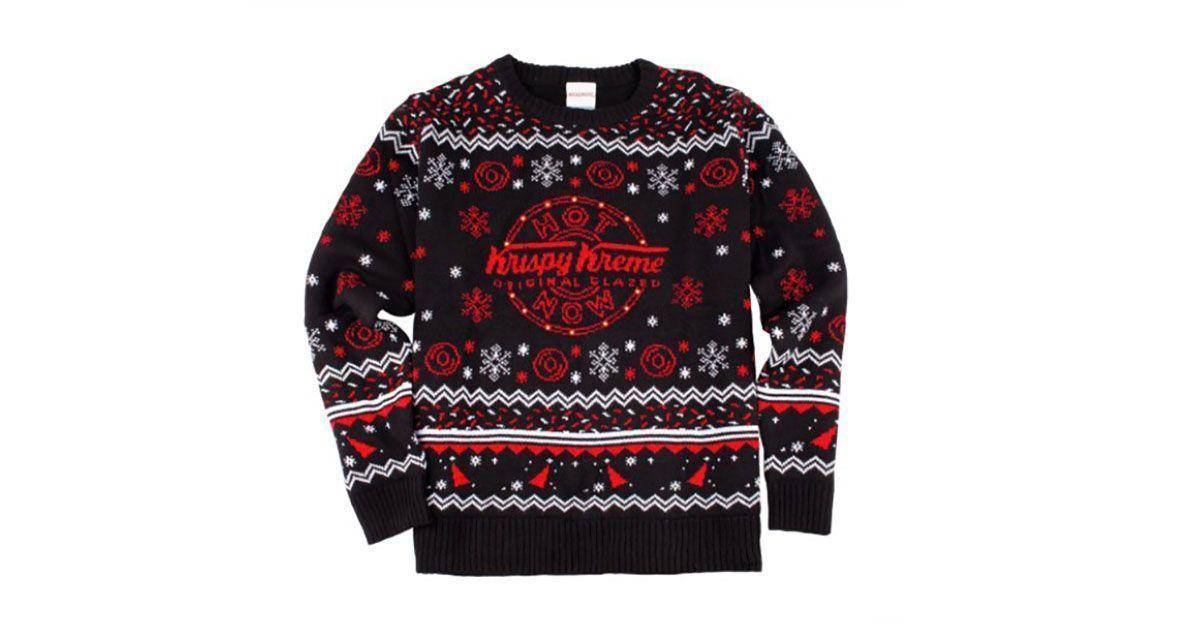 Krispy Kreme Selling "Hot Now" Light Up Sweater For the Holidays