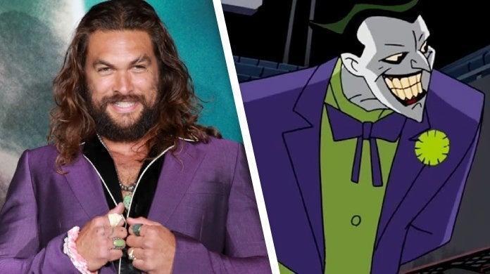 Aquaman Star Jason Momoa Wore a Purple Suit to the Joker Premiere