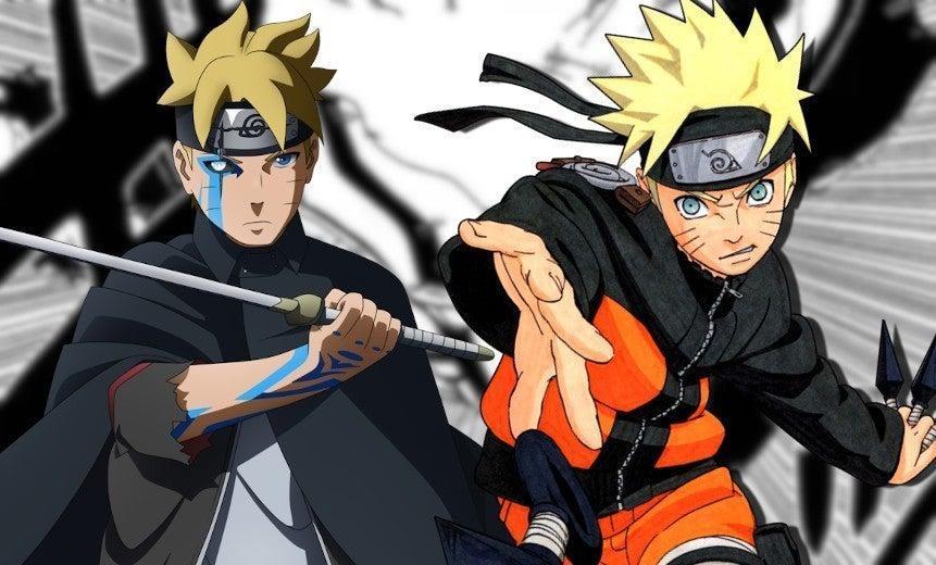Old vs. new generation.  Anime/manga: Naruto / Naruto: Shippuden
