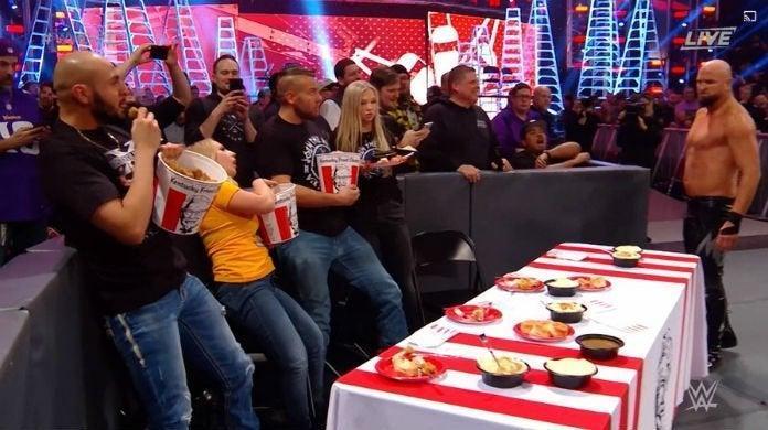 Wwe Fans Laugh At Kfc S Awkward Product Placement At Wwe Tlc