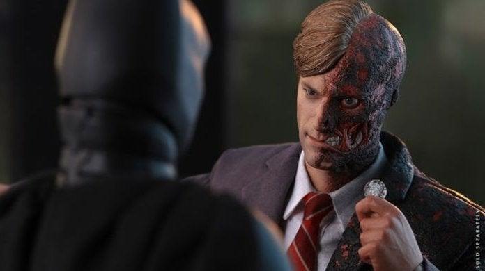 two face dark knight face