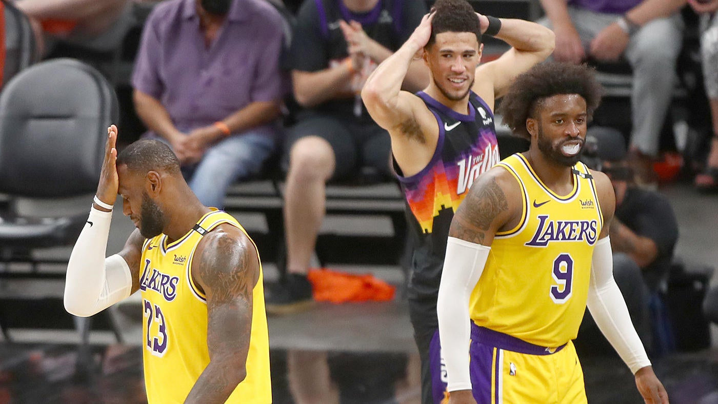 Lakers vs. Suns score, takeaways: LeBron James, Los Angeles blown out in  Game 5 with Anthony Davis sidelined 