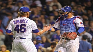 Gallery: Pham, Kim hurt in outfield collision; Padres fall to surging Cubs  6-1