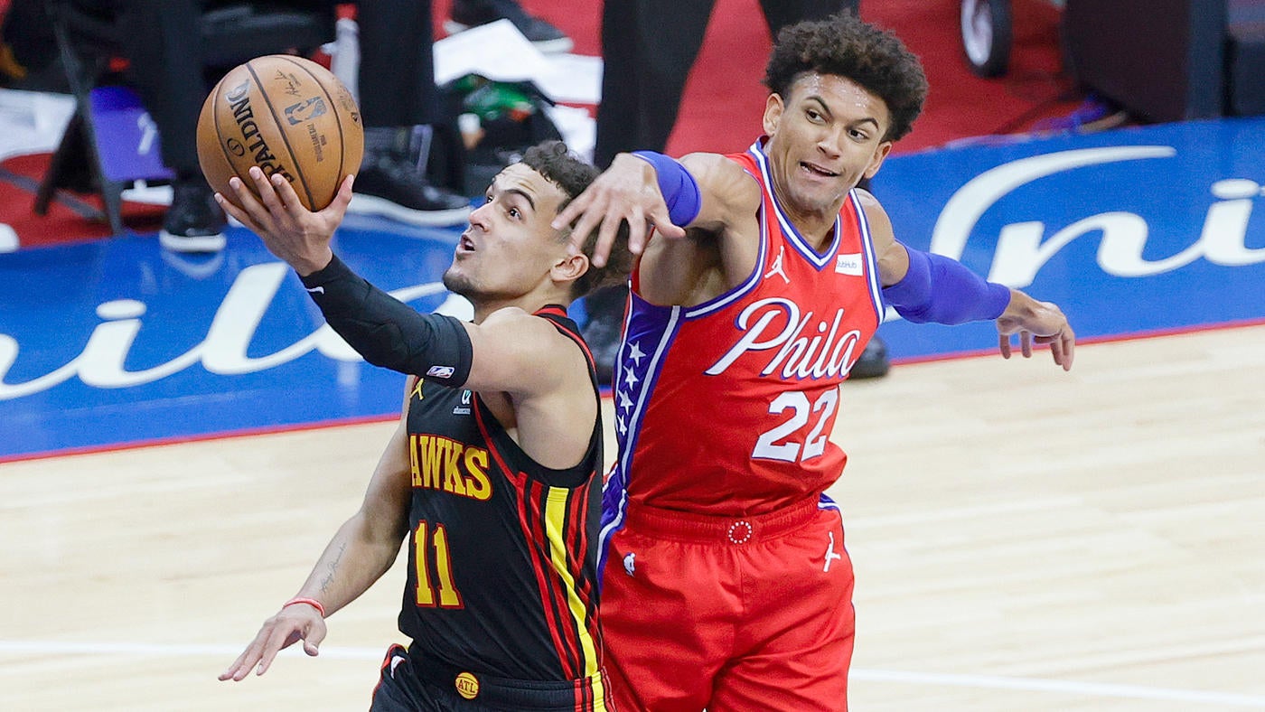 Hawks Vs 76ers Score Takeaways Trae Young Atlanta Survive Game 1 After Joel Embiid Philly Storm Back Late Cbssports Com
