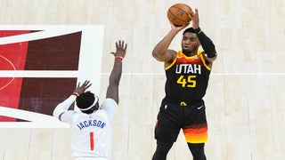 Donovan Mitchell Spins For Shot, Completes Three-Point Play