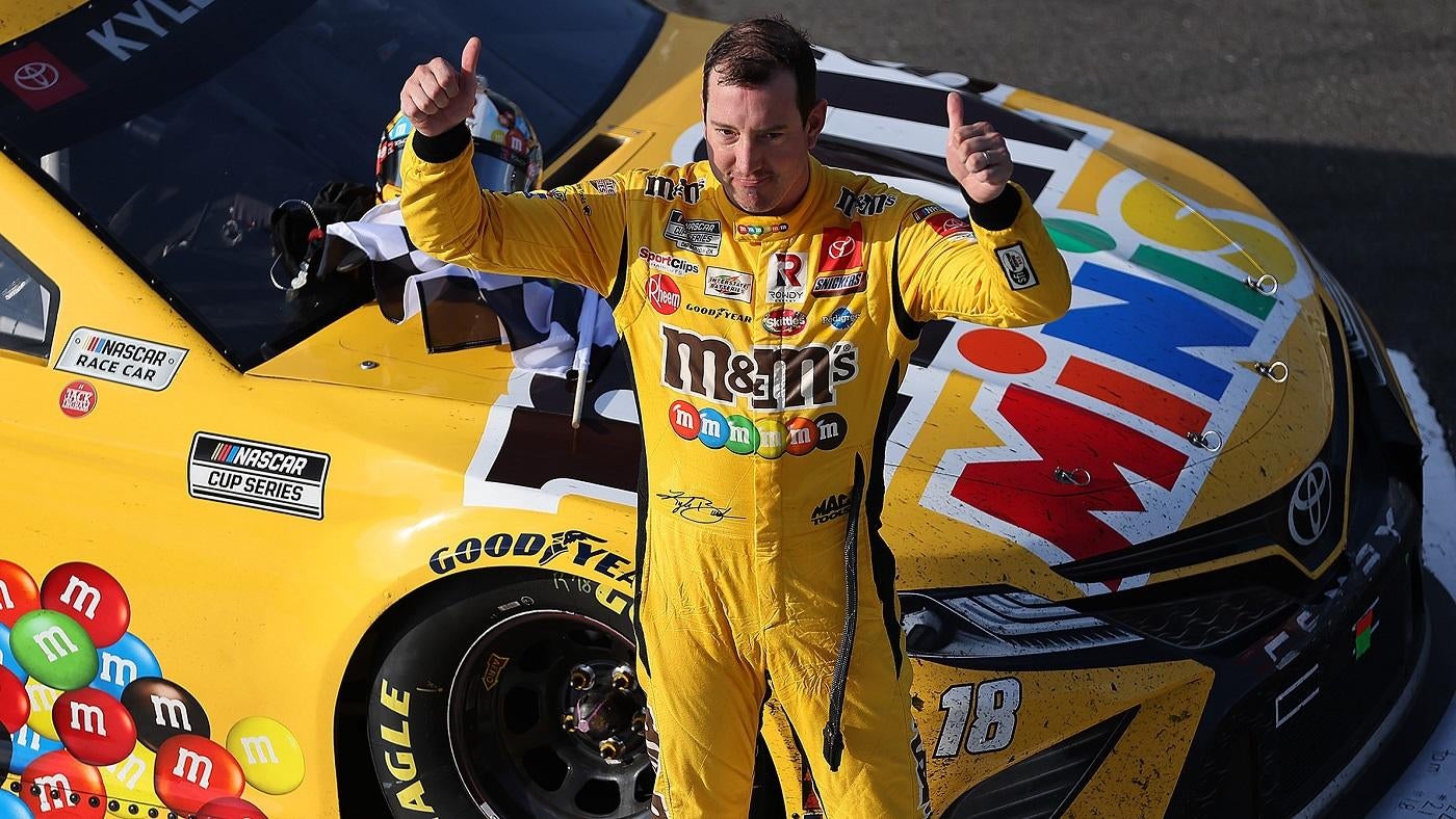 NASCAR at Pocono results Kyle Busch saves just enough fuel to win, end