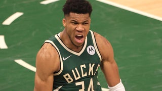 Watch: Devin Booker stared down Giannis Antetokounmpo after dunk that did  not count