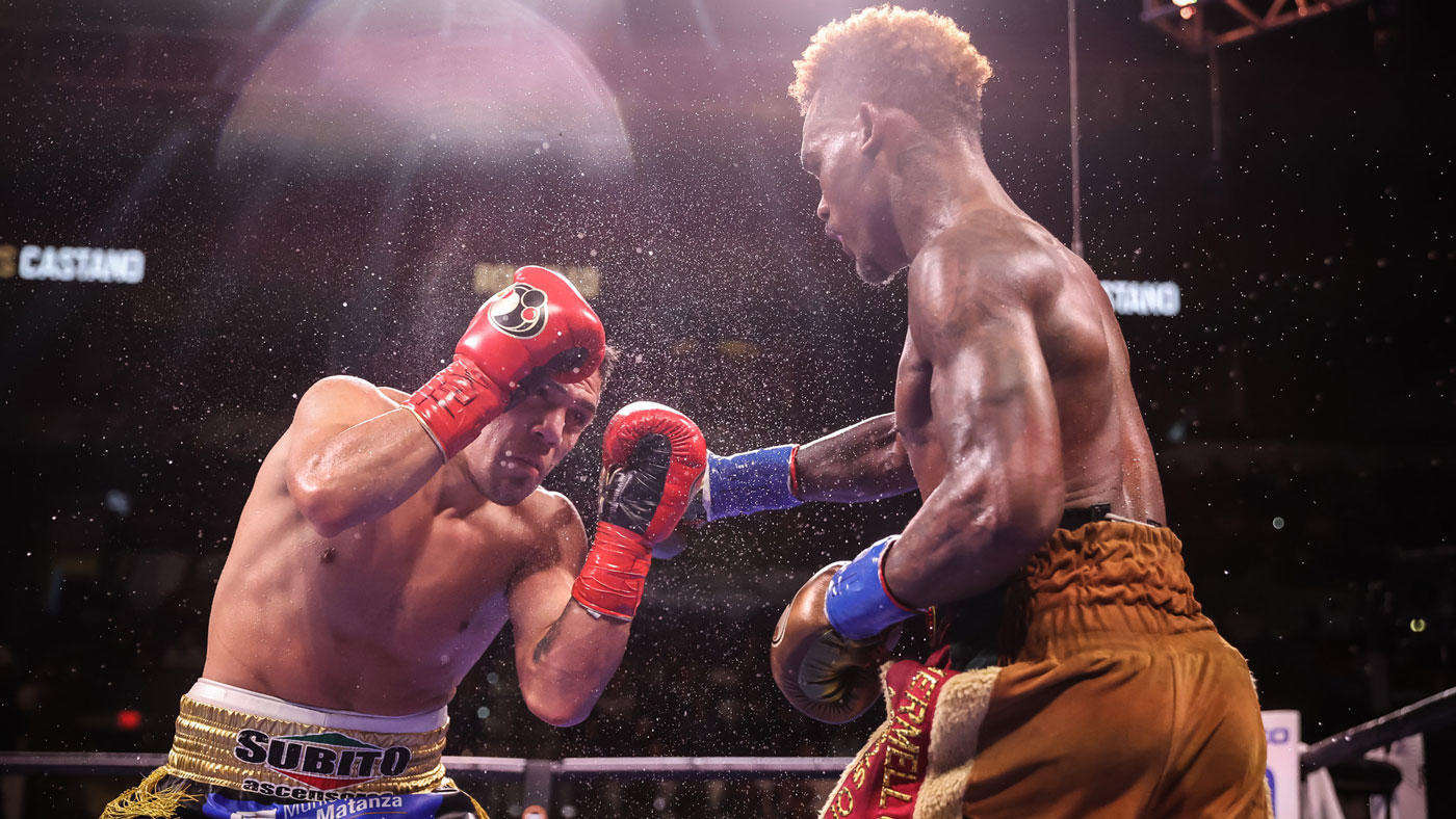 Jermell Charlo vs. Brian Castano fight results Unification bout ends