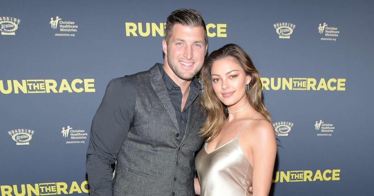 Demi-Leigh Nel-Peters Surprises Tim Tebow with High School Jersey