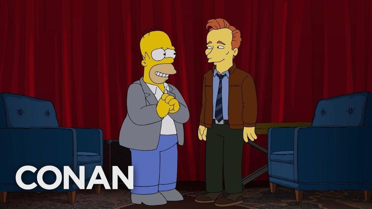 Conan O'Brien Exit Interview Sees Homer Simpson Ruin His Last Hurrah