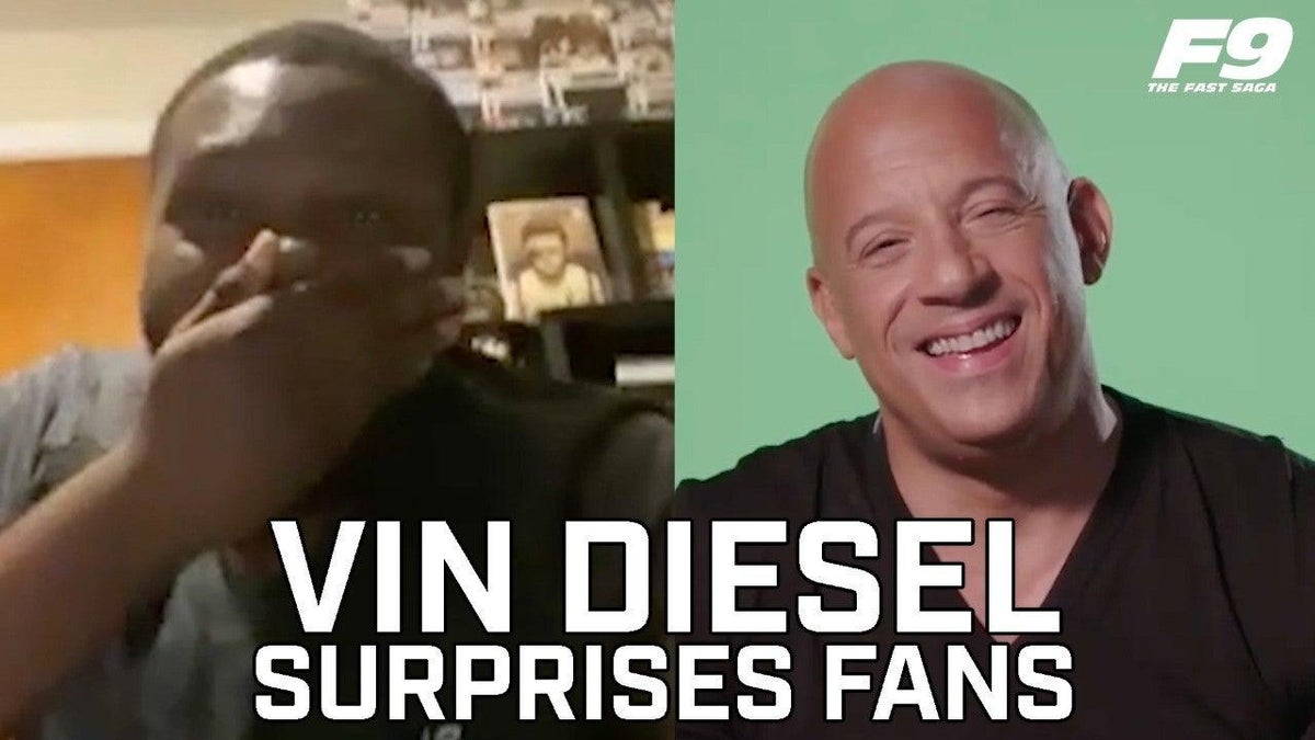 F9: Watch Vin Diesel Surprise Fast & Furious Fans Over Zoom