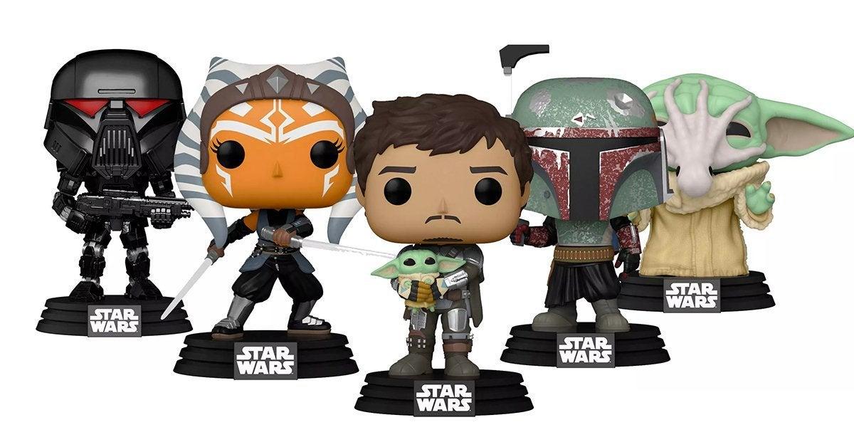 New The Mandalorian Funko Pops: Unmasked Mando, Bo-Katan, Boba Fett ...