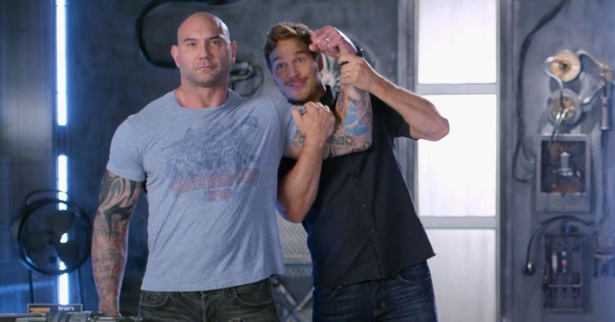 Chris Pratt Once Challenged Dave Bautista to a Wrestling Match