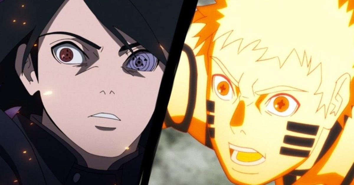 Naruto and Sasuke vs Jigen  Boruto: Naruto Next Generations 