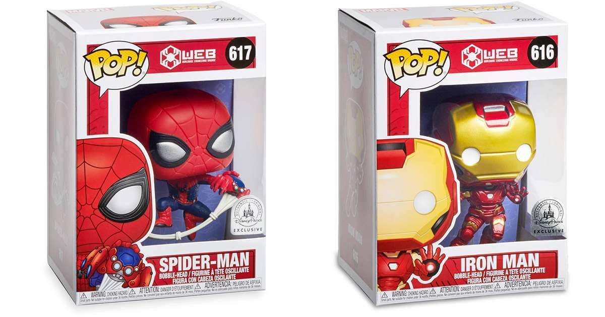 Avengers Campus Disneyland Iron Man and Spider-Man Funko Pop Exclusives Are  up for Pre-Order