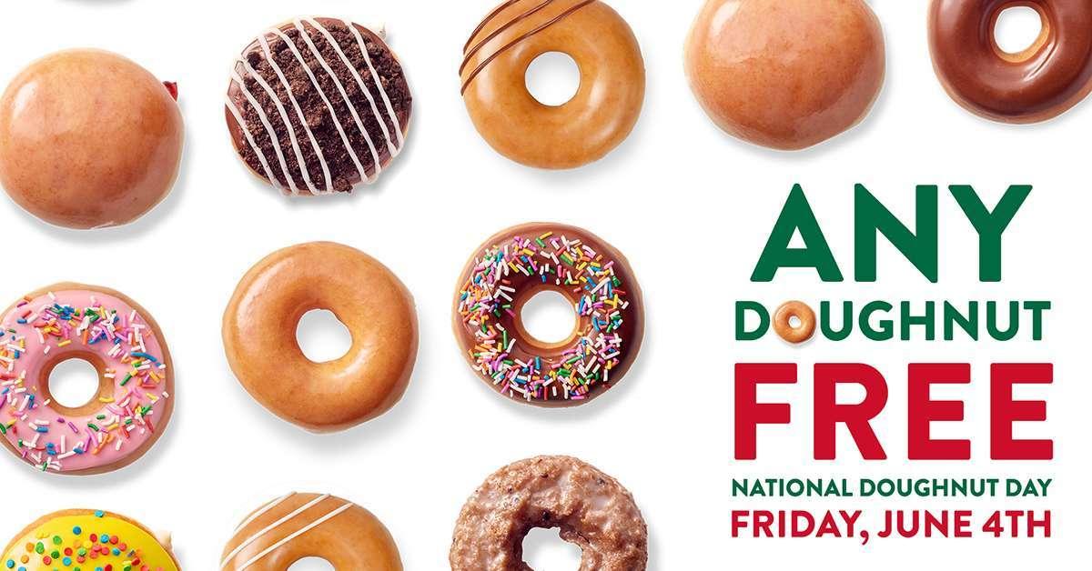 Krispy Kreme Giving Away Free Doughnut For National Doughnut Day, COVID ...