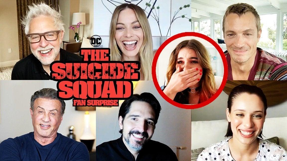 Watch James Gunn And The Suicide Squad Cast Surprise Fans On Zoom