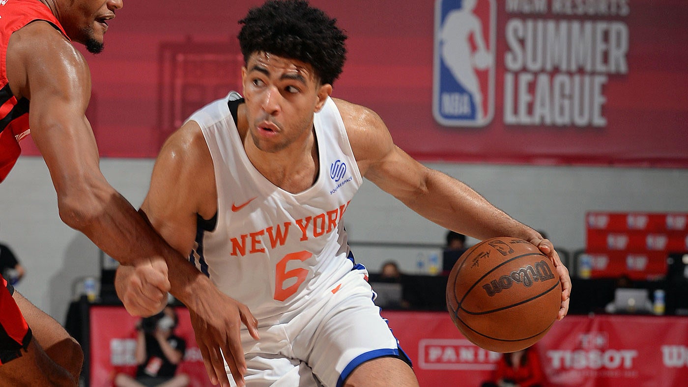 The Quentin Grimes dilemma: Knicks' promising wing makes trading for Donovan Mitchell tricky