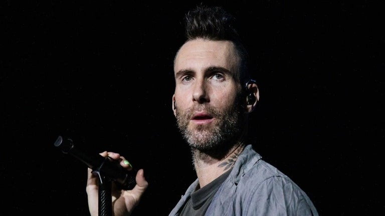 Adam Levine Debuts Massive Neck Tattoo and Dramatic New Hair Color