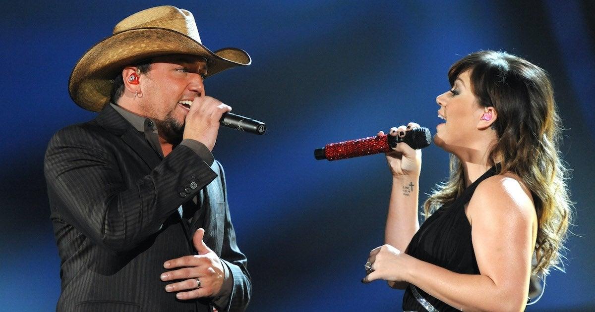 Jason Aldean and Kelly Clarkson Recall Working on Their Hit Duet 'Don't ...