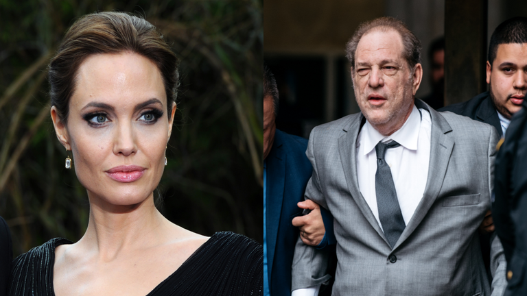 Harvey Weinstein Responds to Angelina Jolie Allegations From Prison